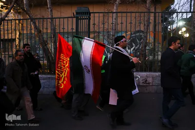 مراسم تشیع پیکر شهید سپهبد حاج قاسم سلیمانی در دانشگاه تهران