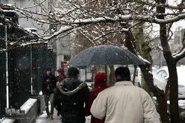 بارش برف زمستانی در تهران