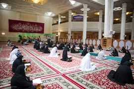 محفل جزءخوانی قرآن ماه رمضان در حرم مطهر شاهچراغ(ع)