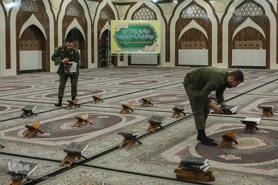 جلسه قرآن استاد حبیب مهکام در ستاد فرماندهی انتظامی تهران بزرگ