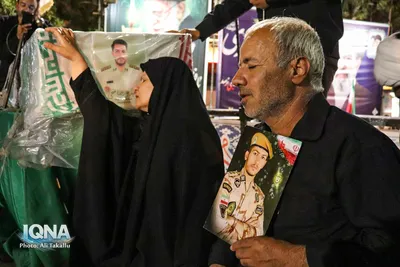 وداع ملایری‌ها با شهید علیرضا فتحی