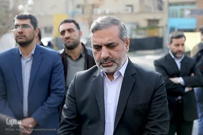 مراسم ادای احترام جامعه قرآنی به شهدای فداکار آتش نشان