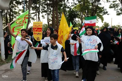 همایش زینبیون و کفن پوشان در محکومیت جنایات آمریکا و اسرائیل