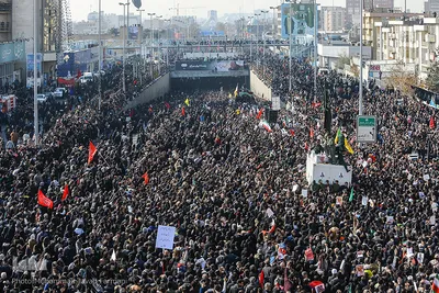 تشییع پیکر شهید قاسم سلیمانی در تهران