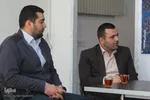 بازدید مسئول دفتر نمایندگی ولی‌فقیه در سپاه روح‌الله استان از ایکنا مرکزی/عکاس:زهرا بهرامی