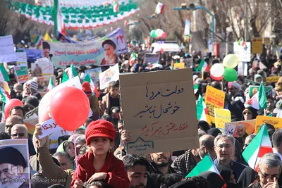 راهپیمایی یوم الله ۲۲ بهمن در یزد