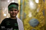 حرم مطهر سیدعلاءالدین حسین(ع) در شب عاشورا