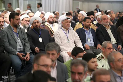 دیدار میهمانان کنفرانس وحدت اسلامی با رهبر معظم انقلاب