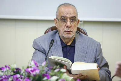 حبیب مهکام پیشکسوت قرآنی در مراسم هفدهمین سالروز تأسیس خبرگزاری قرآن