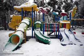 بارش برف زمستانی در تهران