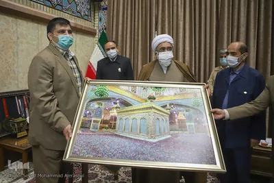 اهدا مدال‌های حسین رضازاده به موزه آستان قدس رضوی