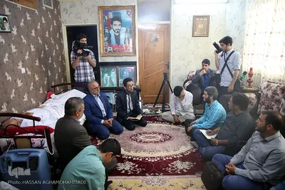 دیدار نمایندگان جامعه قرآنی با خانواده  شهید «مرتضی شکرانی»