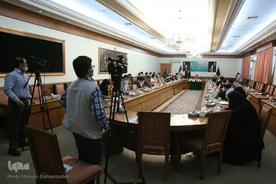 نشست خبری مصطفی خاکسار قهرودی، قائم مقام تولیت آستان قدس رضوی