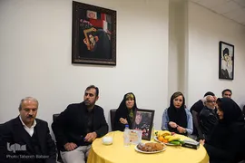  دیدار با خانواده شهدای پلاسکو