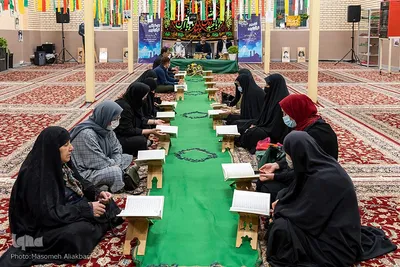 آیین جزء خوانی در آستان امامزاده محمد (ع) کرج