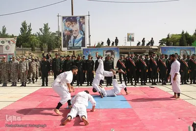 صبحگاه مشترک نیروهای مسلح استان سمنان با حضور امیر سرتیپ احمدرضا پوردستان، رئیس مرکز مطالعات راهبردی ارتش جمهوری اسلامی ایران
