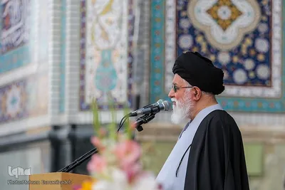 تشییع پیکر شهید حجت‌الاسلام محمد اصلانی در حرم مطهر رضوی