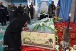 وداع با شهید گمنام در مجتمع فرهنگی تربیتی امداد بیرجند