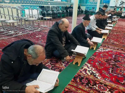 محفل جزء خوانی قرآن کریم در اهر