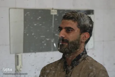 آیین «گل‌مالی» صبح عاشورا در فولادشهر اصفهان