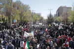 حماسه‌سازی مردم چهارمحال و بختیاری در روز قدس‎