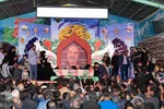آیین وداع با پیکر سردار شهید محمدرضا زاهدی در گلستان شهدای اصفهان