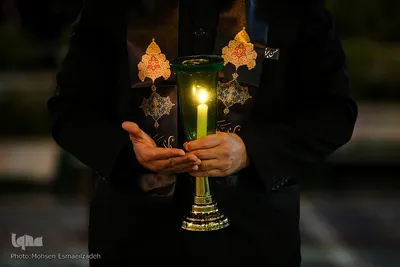 مراسم خطبه خوانی شب شهادت امام رضا(ع) در حرم رضوی‎
