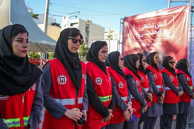 آیین تجلیل از آتش نشانان شیراز‎