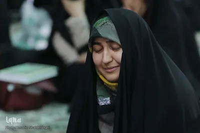 قرائت مناجات شعبانیه در حرم حضرت معصومه(س)