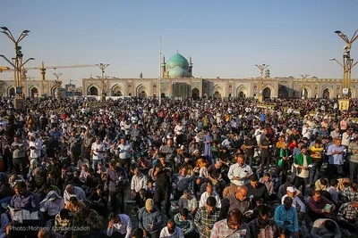 مراسم دعای عرفه در حرم مطهر رضوی