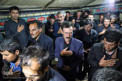 عزاداری حضرت اباعبدالله الحسین(ع) در مناطق عشایری شهرستان اهر