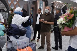 ورود نخستین گروه زائران حج تمتع ۱۴۰۵ جنوب کشور به شیراز