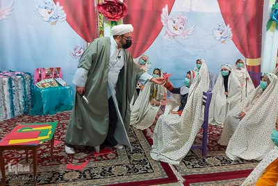آیین جشن تکلیف دختران در حرم مطهر حضرت شاهچراغ(ع)