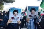 حضور اقشار مختلف مردم در راهپیمایی 13 آبان در تبریز
