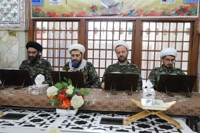 ترتیل‌خوانی قرآن در آستان امام زاده سید حمزه(ع) تبریز
