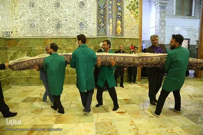 آیین بازگشایی ضریح حرم حضرت زینب خواهر امام رضا (ع)