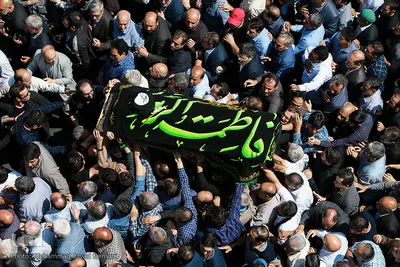 مراسم تشییع پیکر مرحوم حجت‌الاسلام والمسلمین سیدمهدی طباطبایی، نماینده سابق مردم تهران در مجلس شورای اسلامی و استاد برجسته اخلاق 