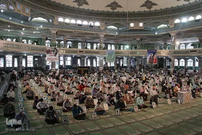 مراسم قرائت دعای عرفه در شهرکرد