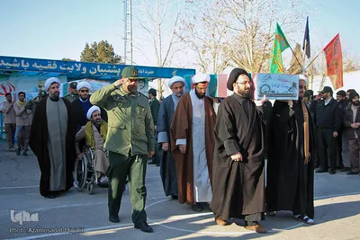 استقبال از چهار شهید گمنام دوران دفاع مقدس در یزد