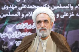 حجت الاسلام والمسلمین محمدعلی خسروی در نشست هم اندیشی «اربعین تجلی‌گاه آموزه‌های قرآن»