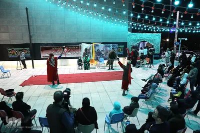 تعزیه خوانی در میدان جانباز مشهد