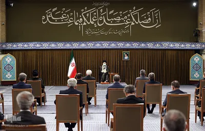 آخرین دیدار رئیس‌جمهور و هیئت دولت دوازدهم با رهبر انقلاب