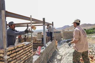 حضور اردوی جهادی اراک در روستای بهادرستان