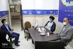 بازدید رییس شورای اسلامی شهر یزد از خبرگزاری ایکنا یزد‎‎