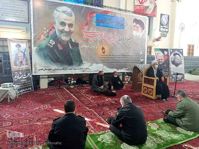 مراسم بزرگداشت سالگرد شهادت سردار دلها شهید حاج قاسم سلیمانی و یاران شهیدش در اهر
