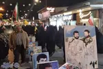 موج پنجاه و هفتمین شب اجتماع مردم  بابلسر  در  میدان شهدای بیت المقدس