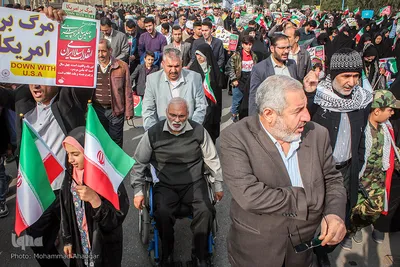 راهپیمایی ۲۲ بهمن در اهواز
