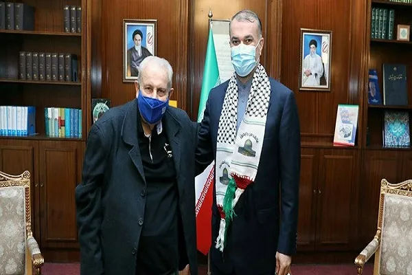 دیدار و خداحافظی سفیر فلسطین با امیرعبداللهیان