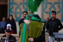 مراسم آیینی تعزیه در حرم شاهچراغ (ع)
