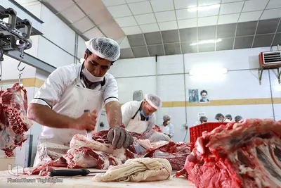 توزیع نذورات حسینیه اعظم زنجان
